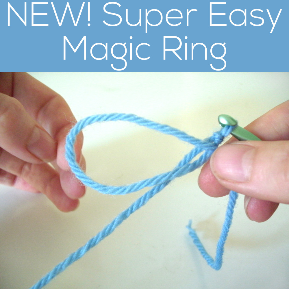 The Easiest Way to Crochet Magic Ring  Slow Tutorial for Beginners 