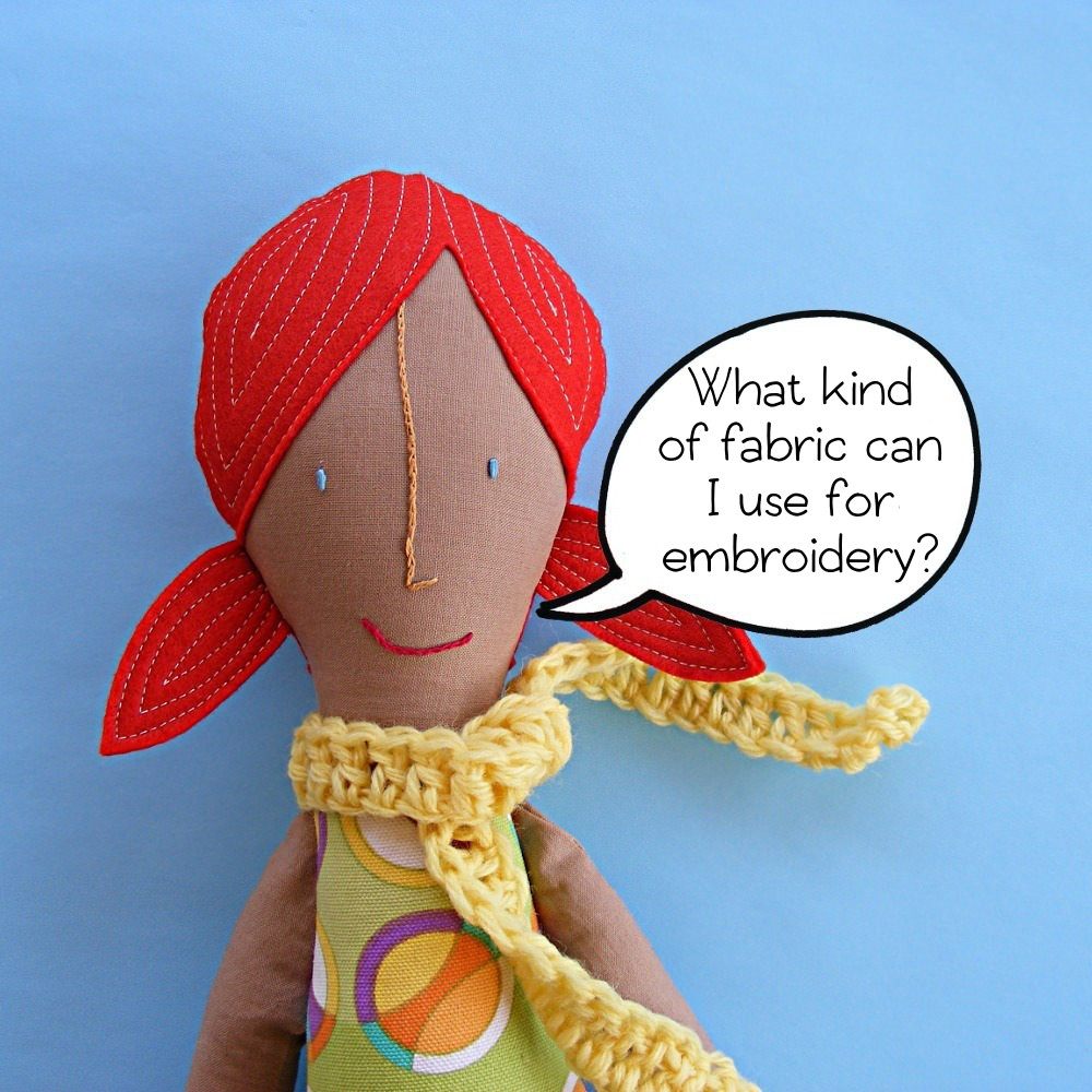 What Kind Of Fabric Used For Embroidery at Ryan Felt blog