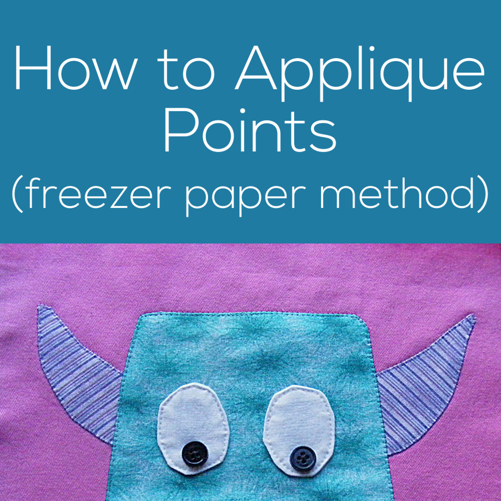 applique using freezer paper