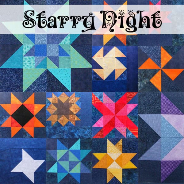 Choosing Fabric for the Starry Night Quilt | Shiny Happy World