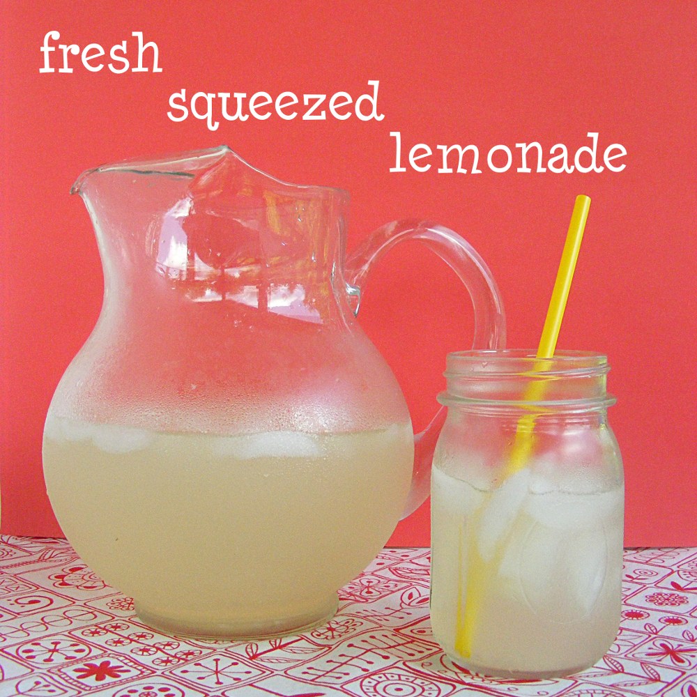 FreshSqueezed Lemonade Recipe Shiny Happy World