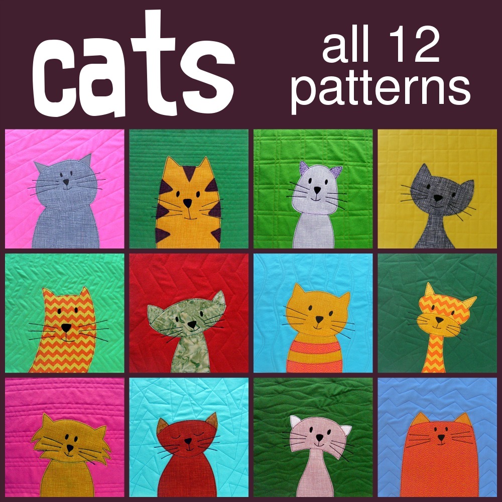 Cats Quilt Pattern Workshop - Shiny Happy World