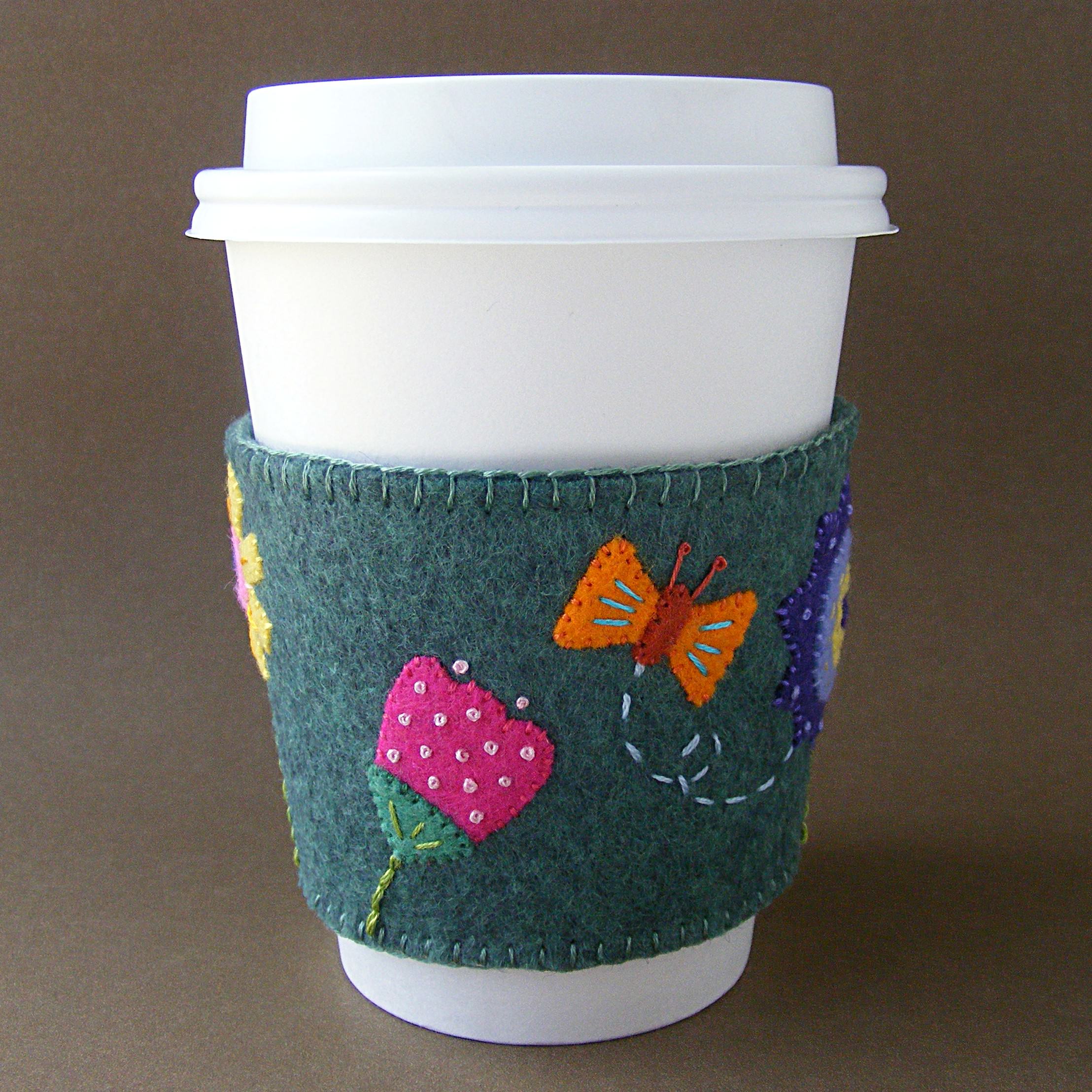 Easy And Cute DIY Coffee Cup Sleeve Tutorial