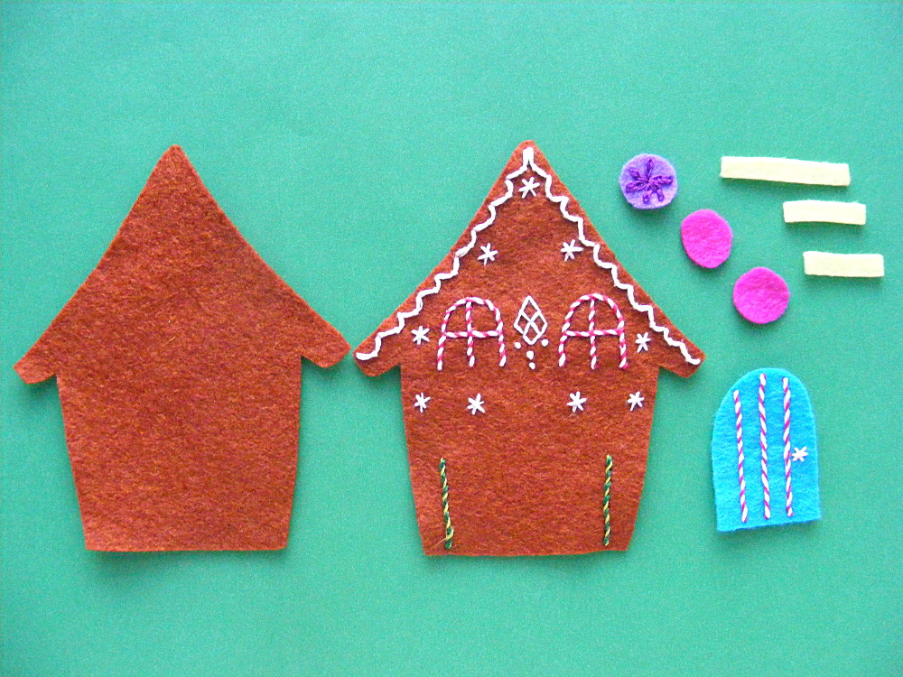 Gingerbread! A Free Felt Christmas Ornament Pattern Shiny Happy World