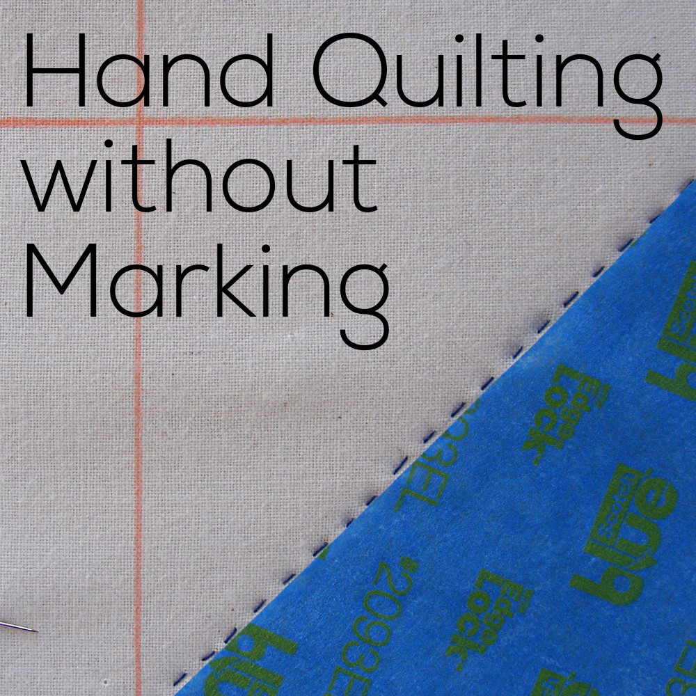 Hand Quilting without Marking - video tutorial Shiny Happy World