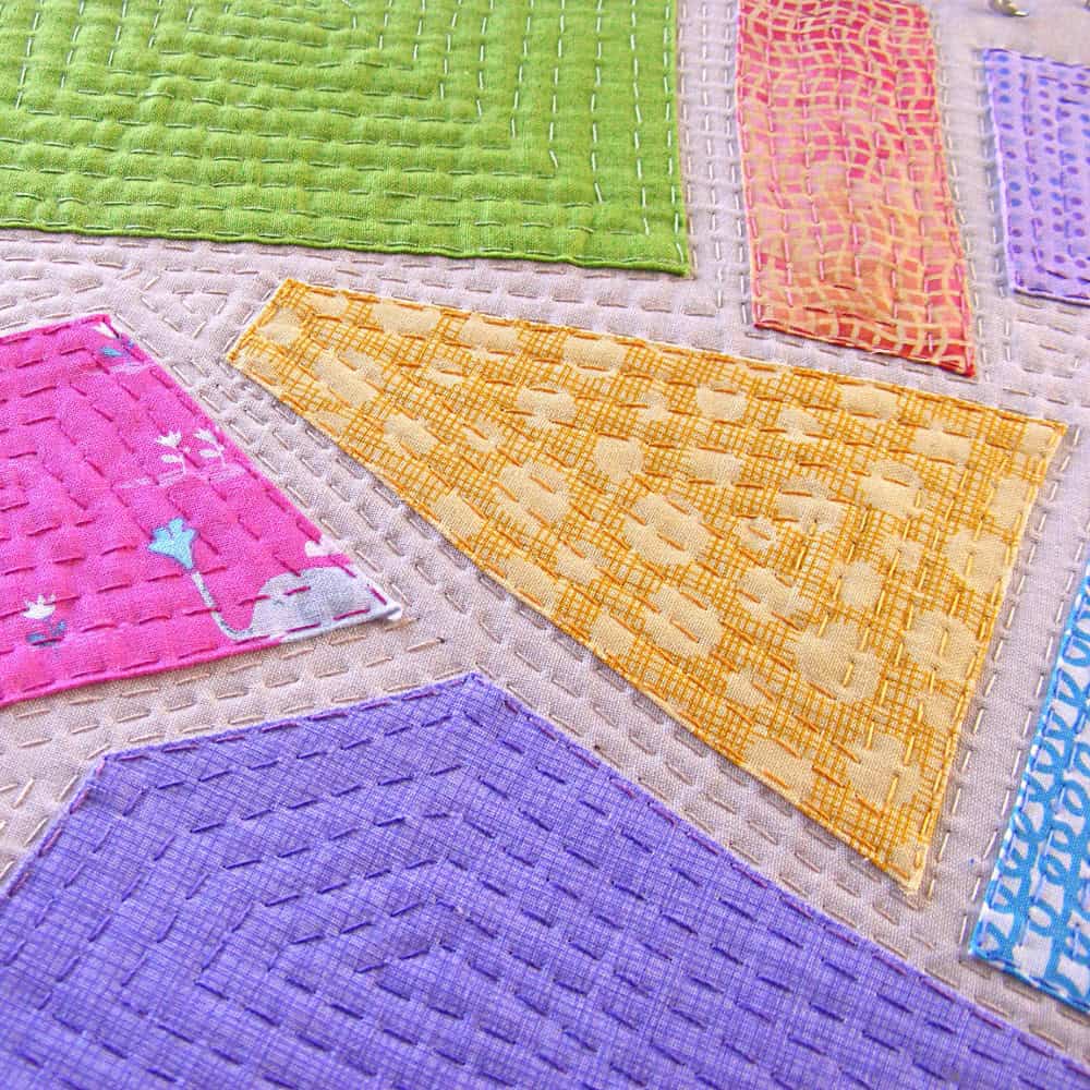 Free Pattern! Big Stitch Polkadot Coasters Shiny Happy World