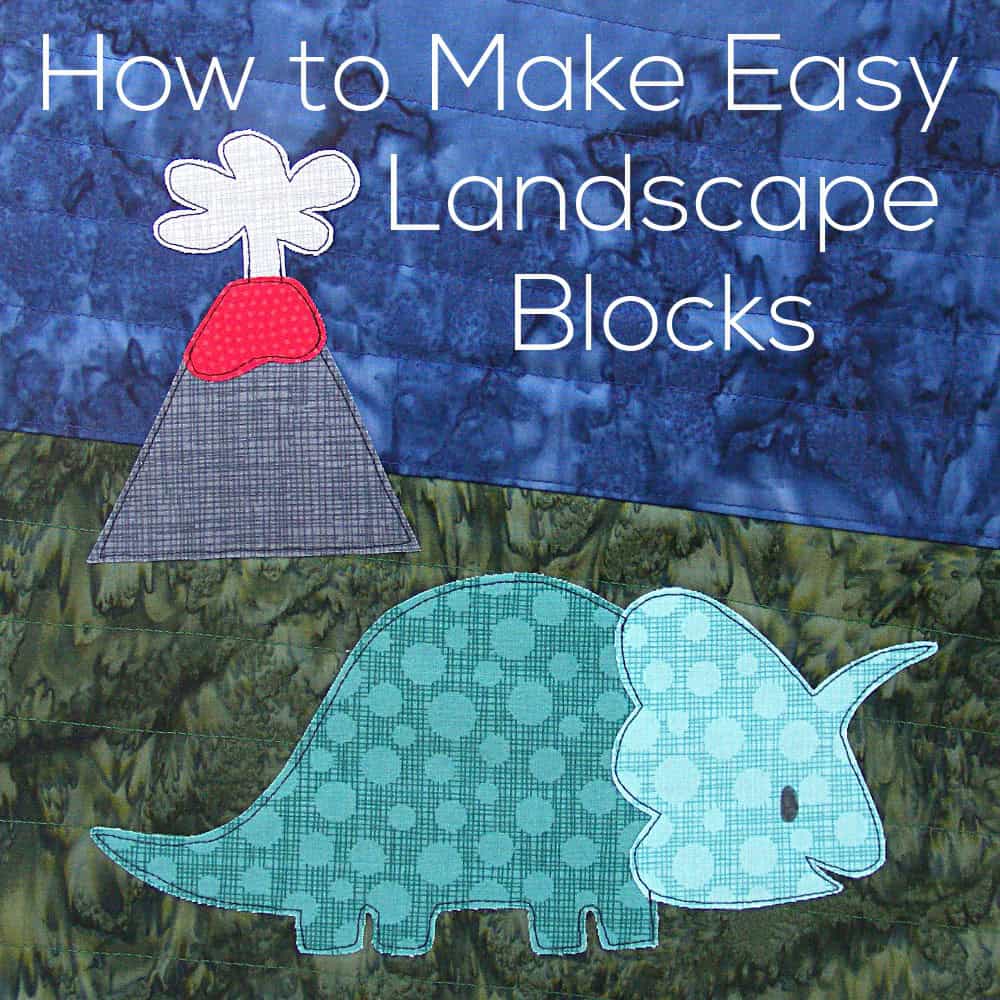 How to Make Easy Landscape Blocks | Shiny Happy World