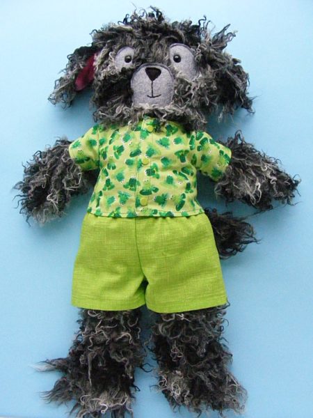 Rumples - a Dress Up Bunch dog pattern from Shiny Happy World 
