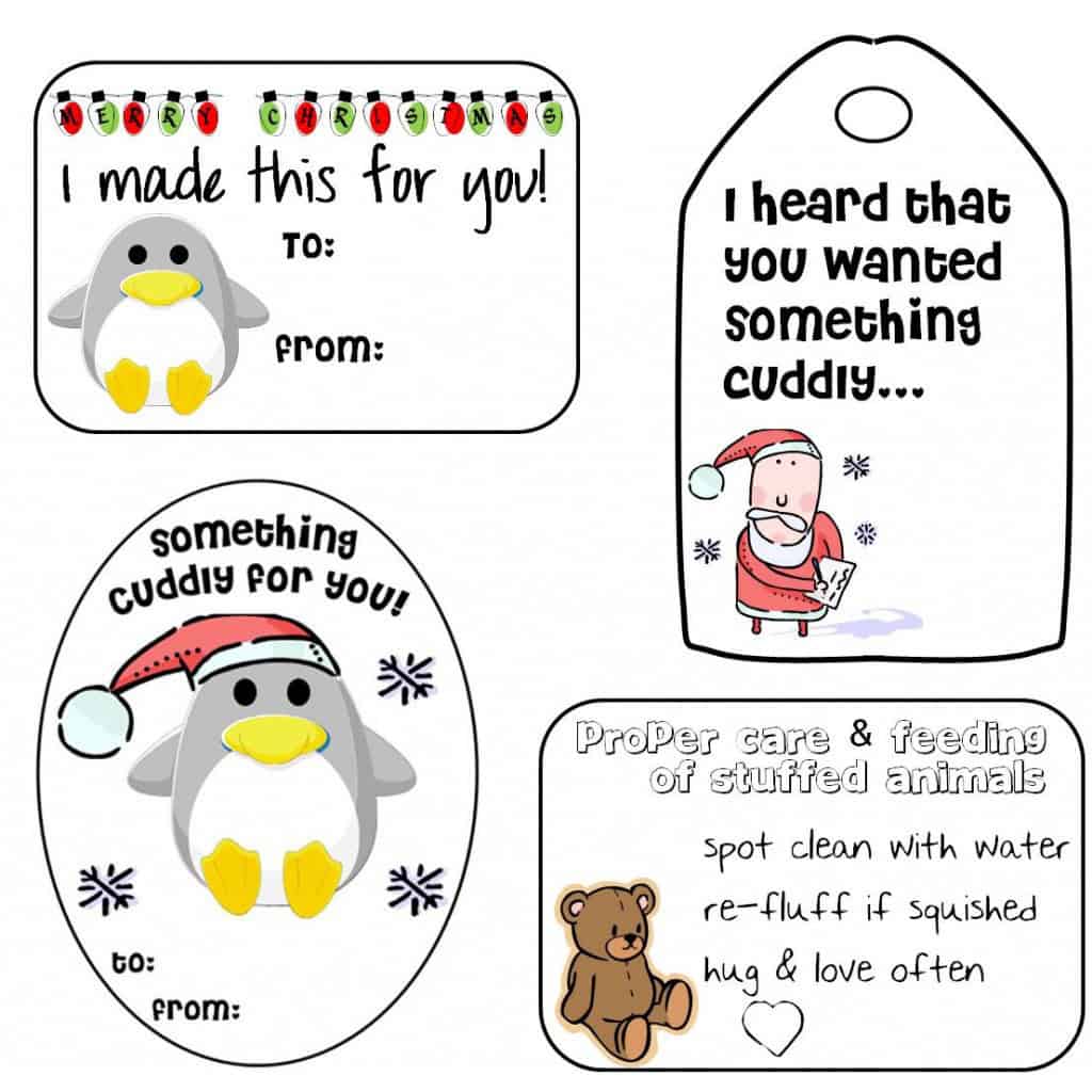 Free printable gift tags! - Shiny Happy World