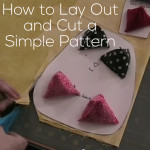 Pattern cutting basics - a video tutorial from Shiny Happy World