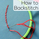 How to Backstitch - video tutorial