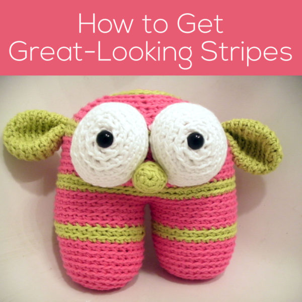 How to get Great-Looking Stripe Patterns - tips from Shiny Happy World and FreshStitches