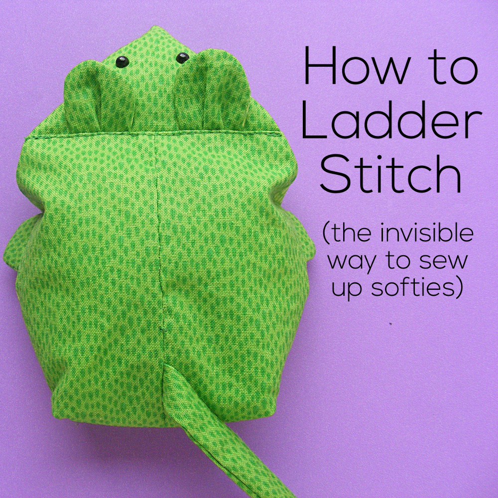 How to Sew Openings Closed by Hand with a Ladder Stitch