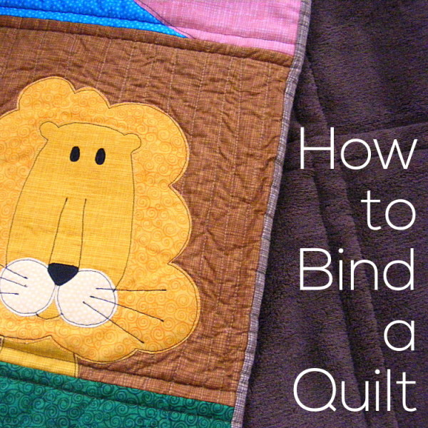How to Bind a Quilt - a video tutorial from Shiny Happy World