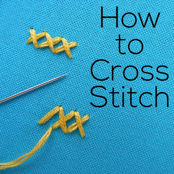 How to Cross Stitch - a video tutorial from Shiny Happy World