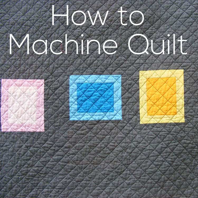 How to Machine Quilt video Shiny Happy World