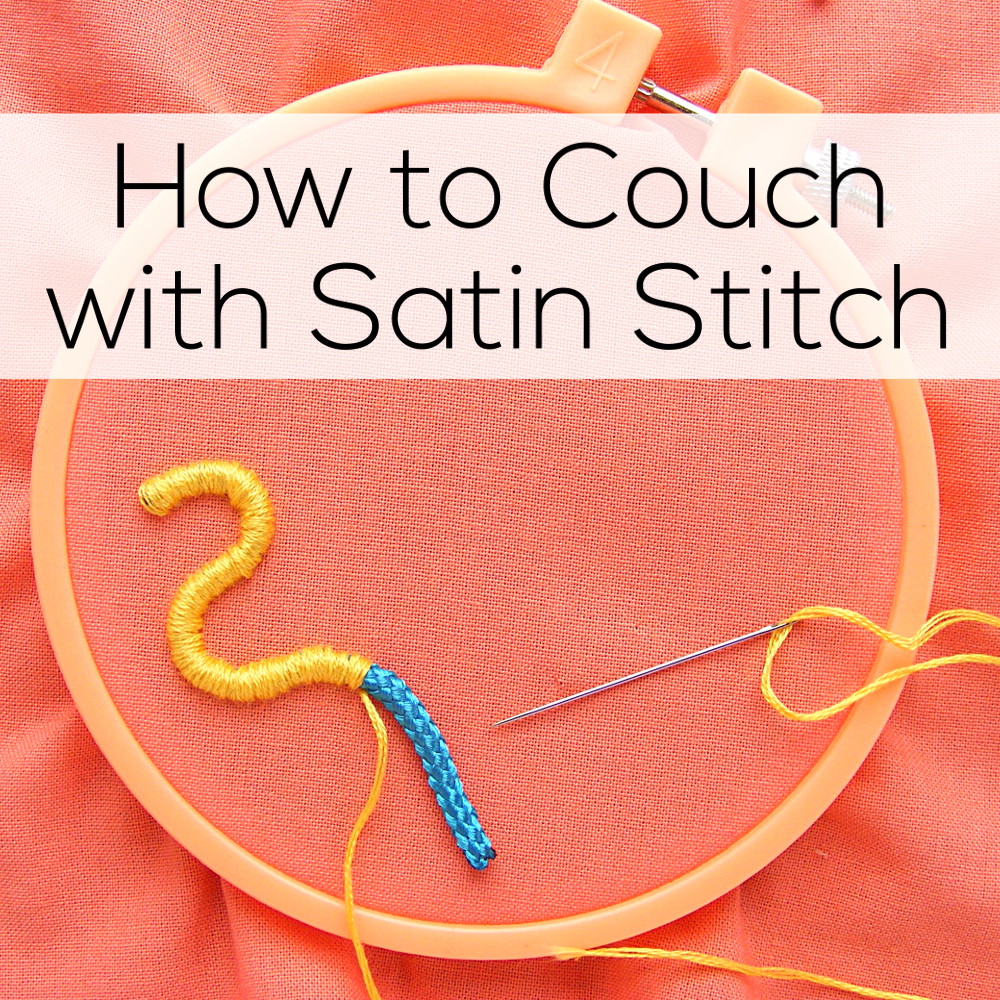 Satin stitch tutorial