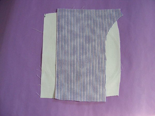 purple striped fabric