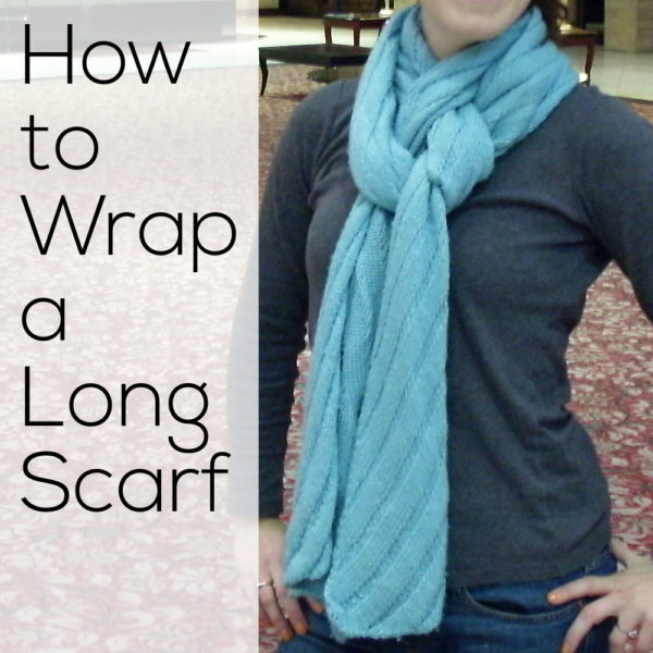 How to Wrap a Long Scarf