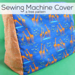 How to Make a Sewing Machine Cover - a free tutorial from Shiny Happy World