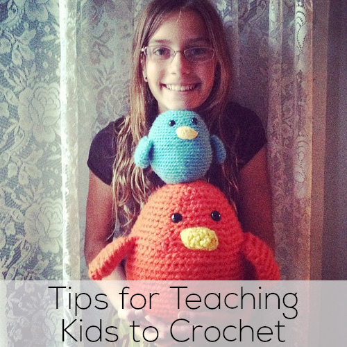 Tips for Teaching Kids to Crochet - Shiny Happy World