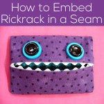 How to Embed Rickrack in a Seam - video