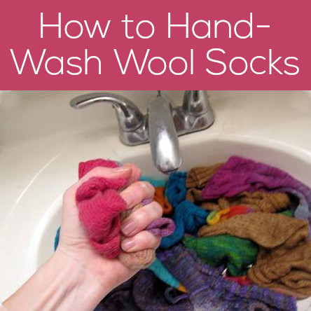 How to hand wash socks - Shiny Happy World