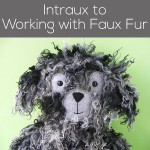 Intro to Working with faux fur fabric - a video tutorial from Shiny Happy World