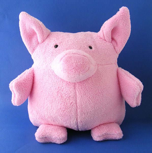 Nellie the Pig - stuffed animal pattern from Shiny Happy World