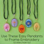 Make a Pretty Pendant with these Easy to Use Frames - a video tutorial