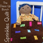 Sprinkles - a free doll quilt pattern from Shiny Happy World