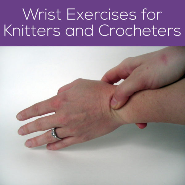 Simple Wrist Exercises for Knitters and Crocheters - a video from FreshStitches and Shiny Happy World