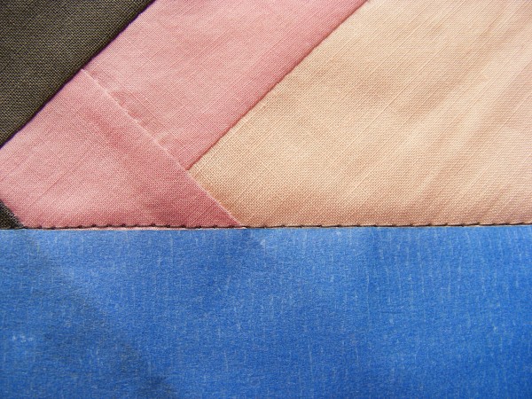Using Masking Tape as a Quilting Guide - detail