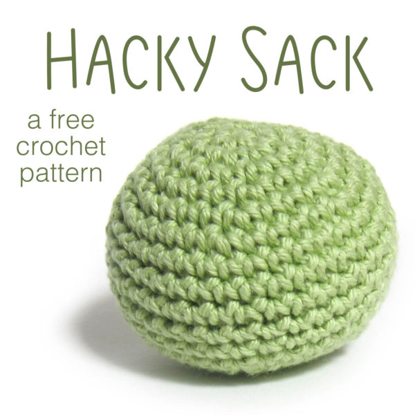 Hacky Sack - a free crochet pattern from FreshStitches and Shiny Happy World