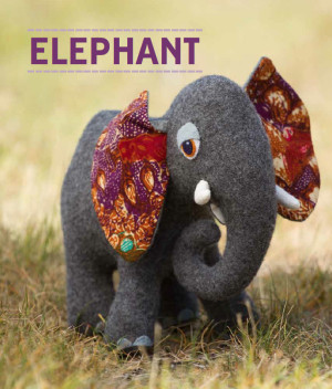 Elephant softie from Stuffed Animals book