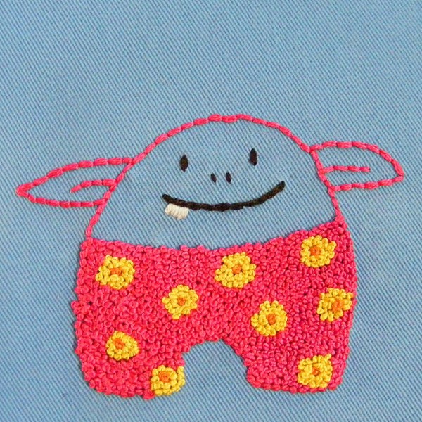 Daisy the Misfit embroidery pattern