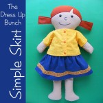 Free Simple Skirt Pattern for The Dress Up Bunch