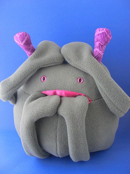 Scared Glutton softie from Shiny Happy World