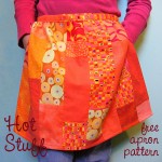 Hot Stuff - Free Apron Pattern from Shiny Happy World