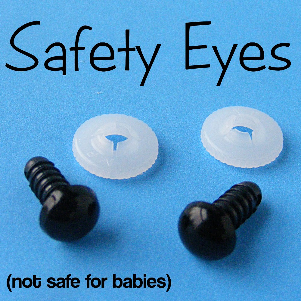 How to Sew Safe Stuffed Animal Eyes! {Because button eyes are a Choking  Hazard!}