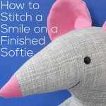 How to Stitch a Smile on a Finished Softie - video