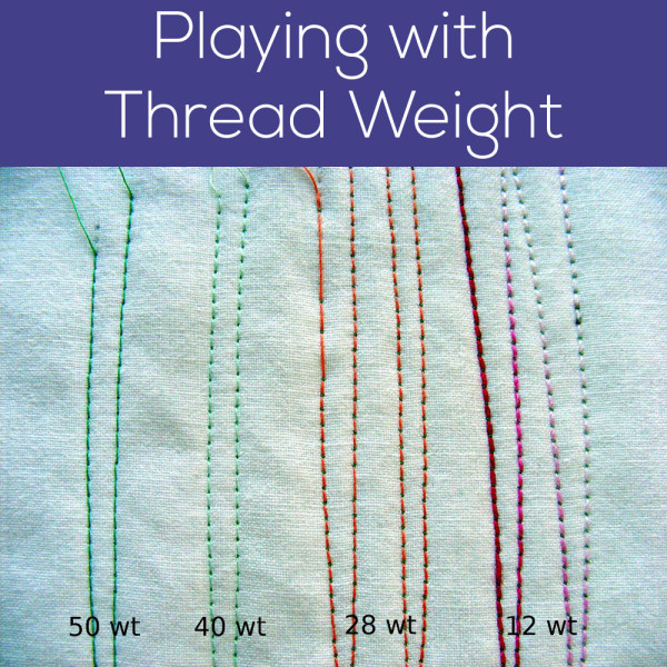 Playing with Thread Weight