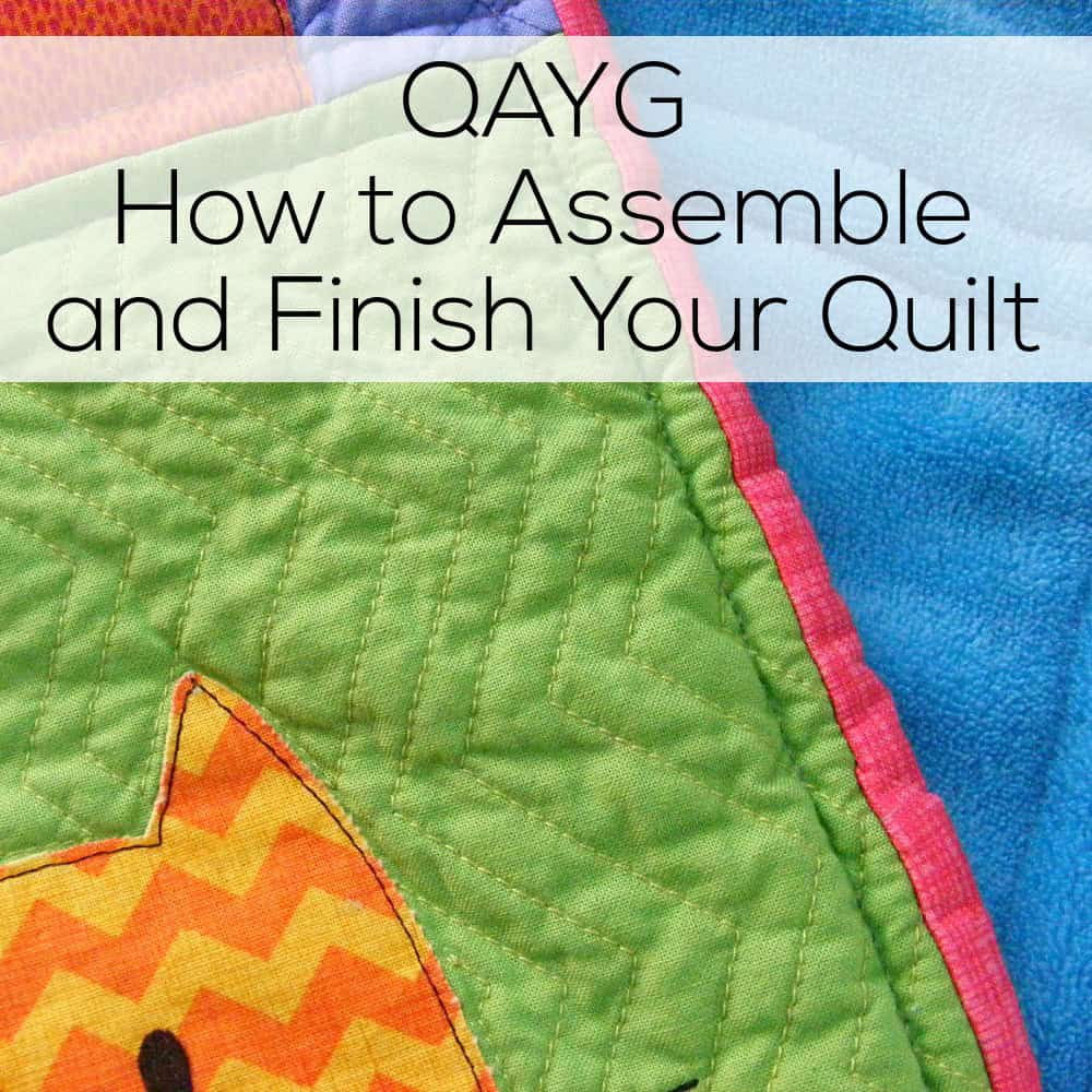 Video - Quilt As You Go #3 - Finishing Your Quilt - Shiny Happy World