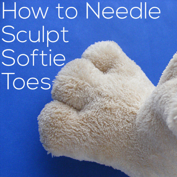 How to Needle Sculpt Softie Toes - video