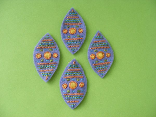 Easter Eggstras - Free Pattern for Easter accessories for toys from Shiny Happy World