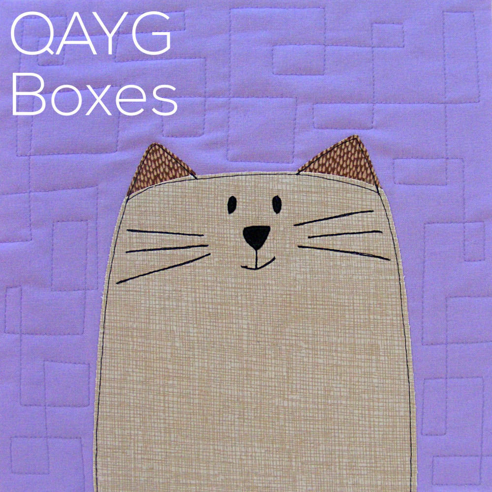 QAYG boxes - video tutorial from Shiny Happy World