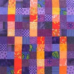 Controlled Chaos quilt block #4 - a scrappy quilt-along with Shiny Happy World