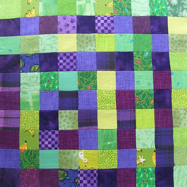 Block 5 in the Controlled Chaos Scrappy Quilt-Along at Shiny Happy World