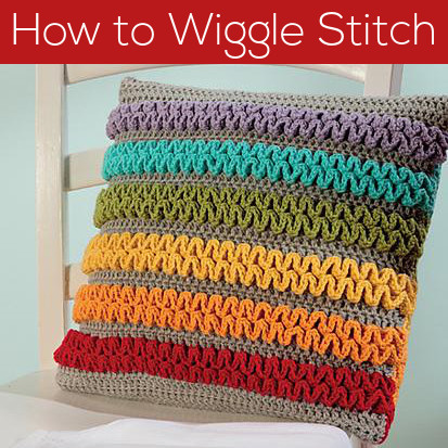 How to Wiggle Stitch - video tutorial from FreshStitches and Shiny Happy World