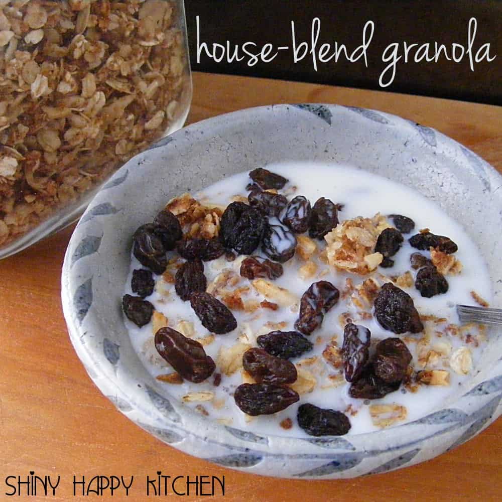 House Blend Granola Recipe Shiny Happy World
